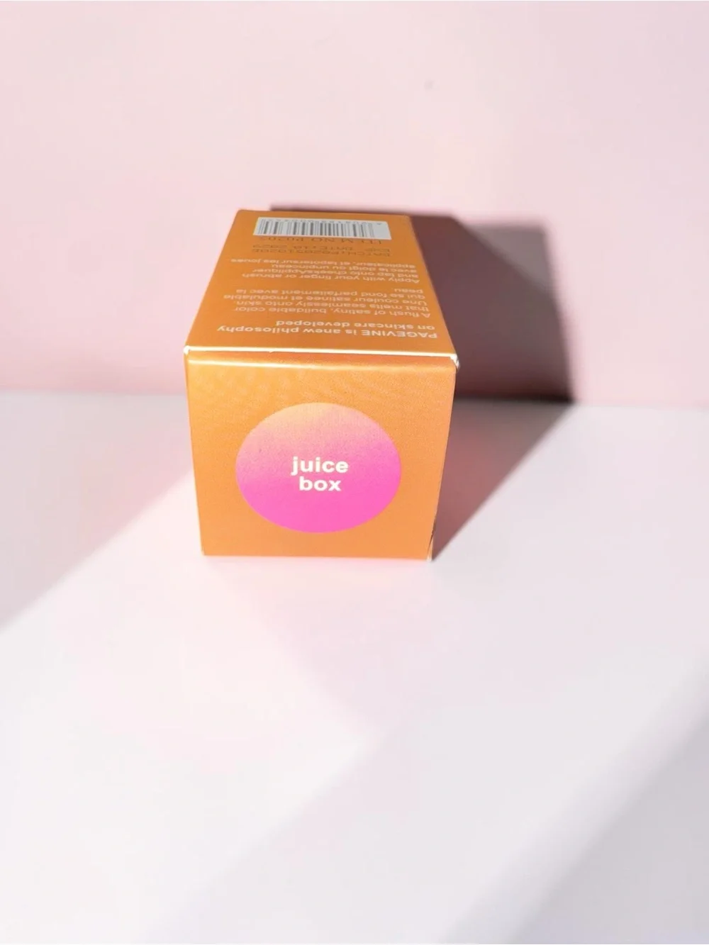 Page Vine Pocket Blush Juice Box 5.3g / 0.18 oz NEW